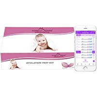 Easy@Home 100 Pruebas de Ovulación y 20 Pruebas de Embarazo Kits de Tests de Ovulación y Fertilidad- Resultados Precisos…